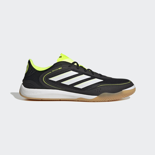 adidas Copa Court Pro IN Indoor Men's Soccer Shoes-Black/White/Lemon