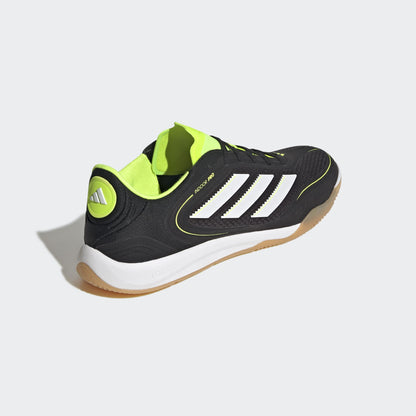 adidas Copa Court Pro IN Indoor Men's Soccer Shoes-Black/White/Lemon