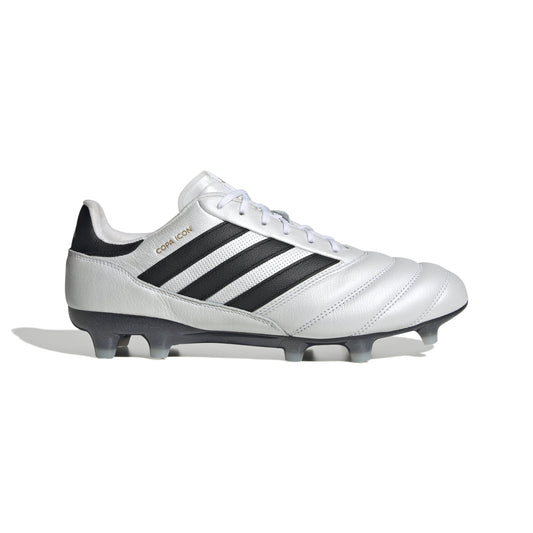 adidas Copa Icon FG Firm Ground Soccer Cleats - White/Black/Gold Metallic