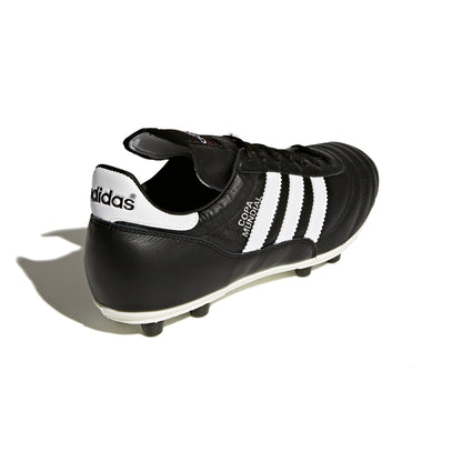 adidas Copa Mundial FG Firm Ground Soccer Cleats - Black/White/Silver Metallic