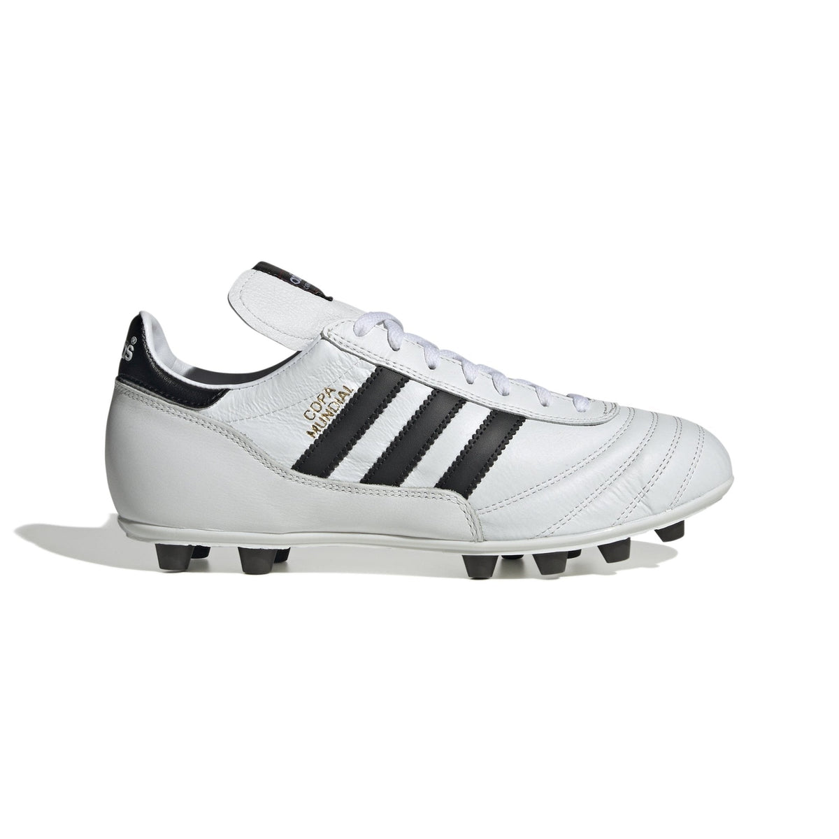 adidas Copa Mundial FG Firm Ground Soccer Cleats - White/Black/Gold