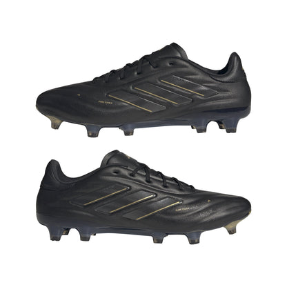 adidas Copa Pure 2 Elite FG Firm Ground Soccer Cleats - Black/Carbon/Gold Metallic