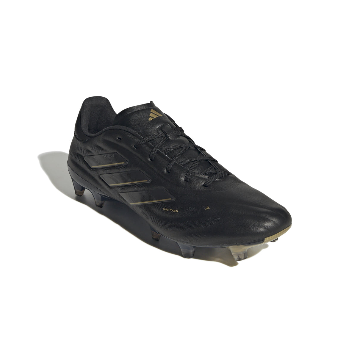 adidas Copa Pure 2 Elite FG Firm Ground Soccer Cleats - Black/Carbon/Gold Metallic