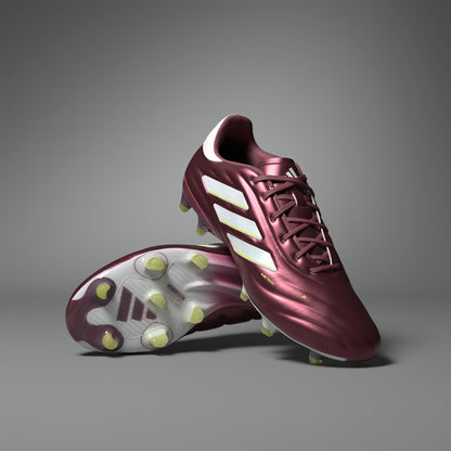 adidas Copa Pure 2 Elite FG Firm Ground Soccer Cleats - Shadow Red/White/Solar Yellow