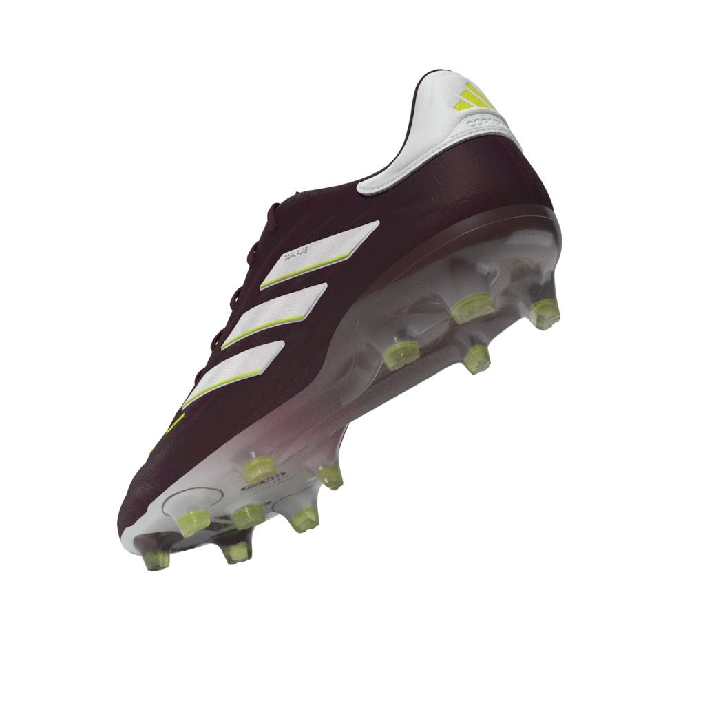 adidas Copa Pure 2 Elite FG Firm Ground Soccer Cleats - Shadow Red/White/Solar Yellow