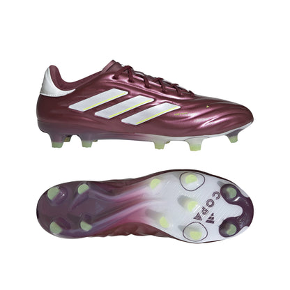 adidas Copa Pure 2 Elite FG Firm Ground Soccer Cleats - Shadow Red/White/Solar Yellow