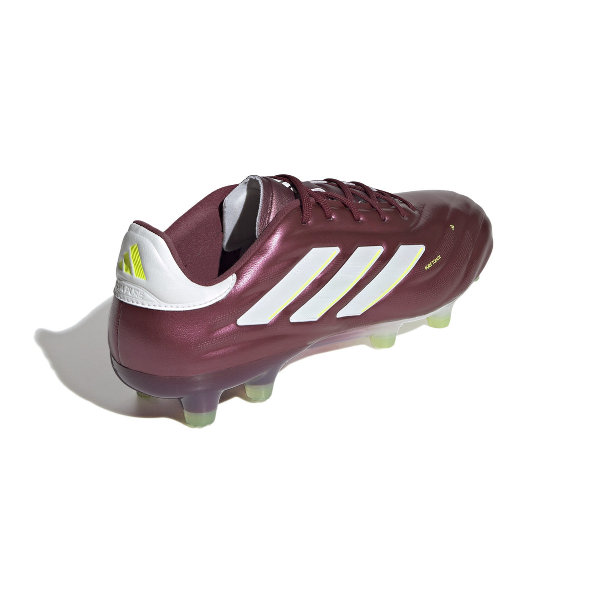 adidas Copa Pure 2 Elite FG Firm Ground Soccer Cleats - Shadow Red/White/Solar Yellow