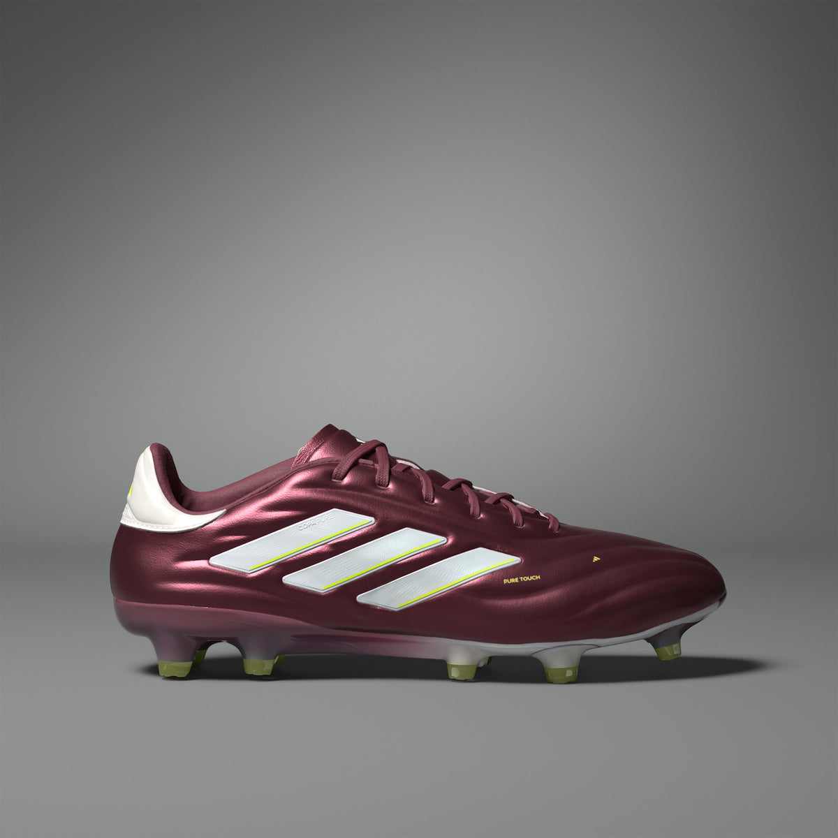 adidas Copa Pure 2 Elite FG Firm Ground Soccer Cleats - Shadow Red/White/Solar Yellow