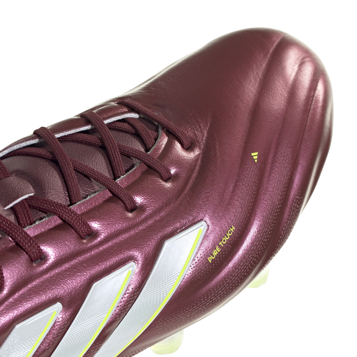 adidas Copa Pure 2 Elite FG Firm Ground Soccer Cleats - Shadow Red/White/Solar Yellow
