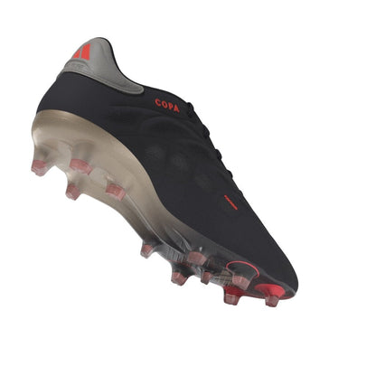 adidas Copa Pure 2 Elite Firm Ground Soccer Cleats - Black/Platin Metallic/Turbo