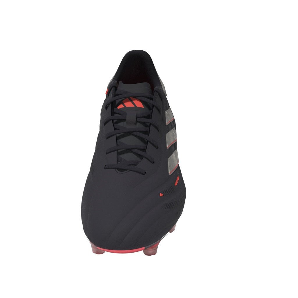 adidas Copa Pure 2 Elite Firm Ground Soccer Cleats - Black/Platin Metallic/Turbo