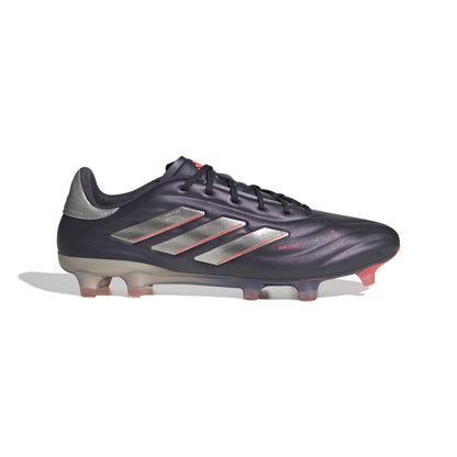 adidas Copa Pure 2 Elite Firm Ground Soccer Cleats - Black/Platin Metallic/Turbo
