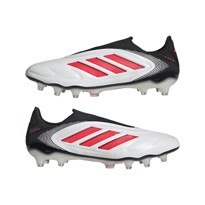 adidas Copa Pure 3 Elite Laceless FG Men´s Soccer Cleats - White/Red/Black