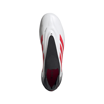 adidas Copa Pure 3 Elite Laceless FG Men´s Soccer Cleats - White/Red/Black