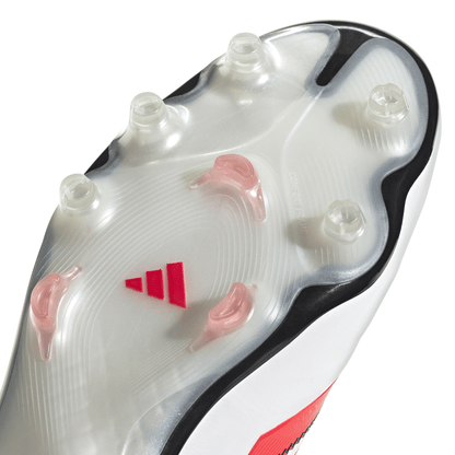 adidas Copa Pure 3 Elite Laceless FG Men´s Soccer Cleats - White/Red/Black