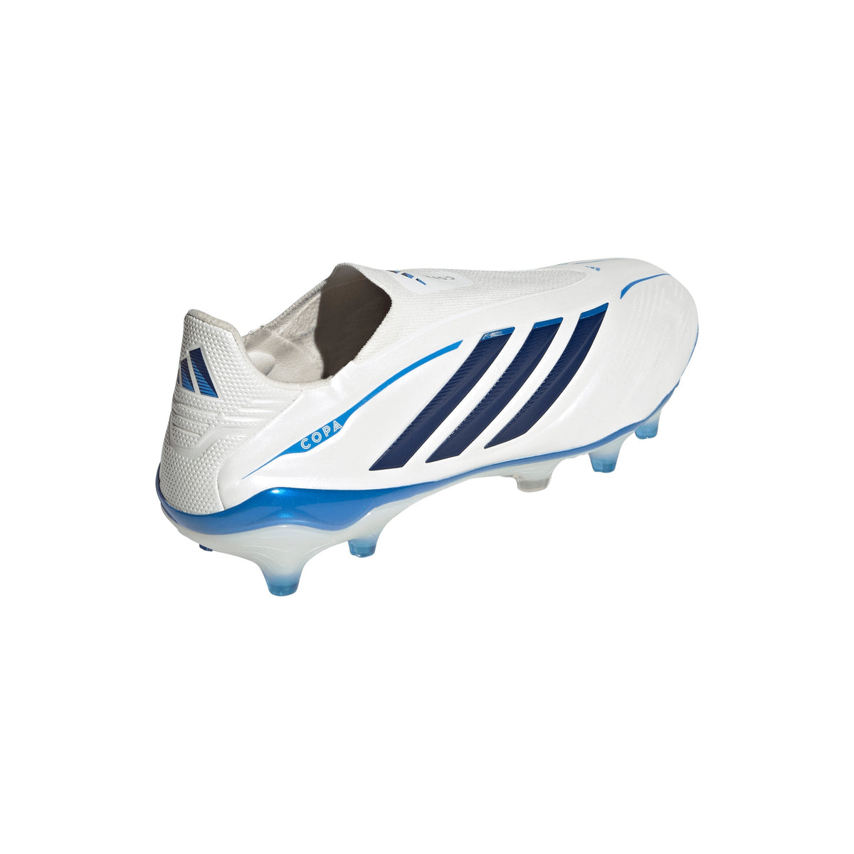 adidas Copa Pure IV Elite Laceless Firm Ground Men's Soccer Cleats - White/Blue
