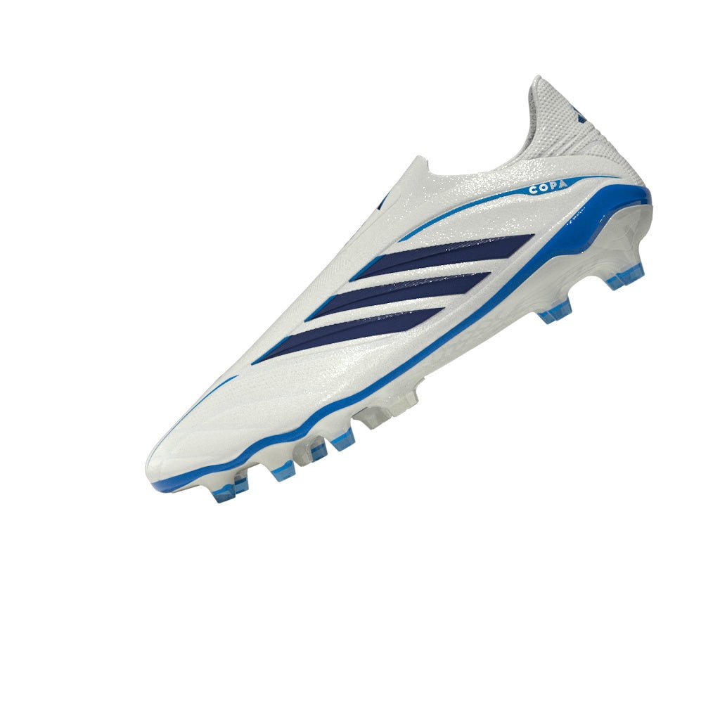 adidas Copa Pure IV Elite Laceless Firm Ground Men's Soccer Cleats - White/Blue