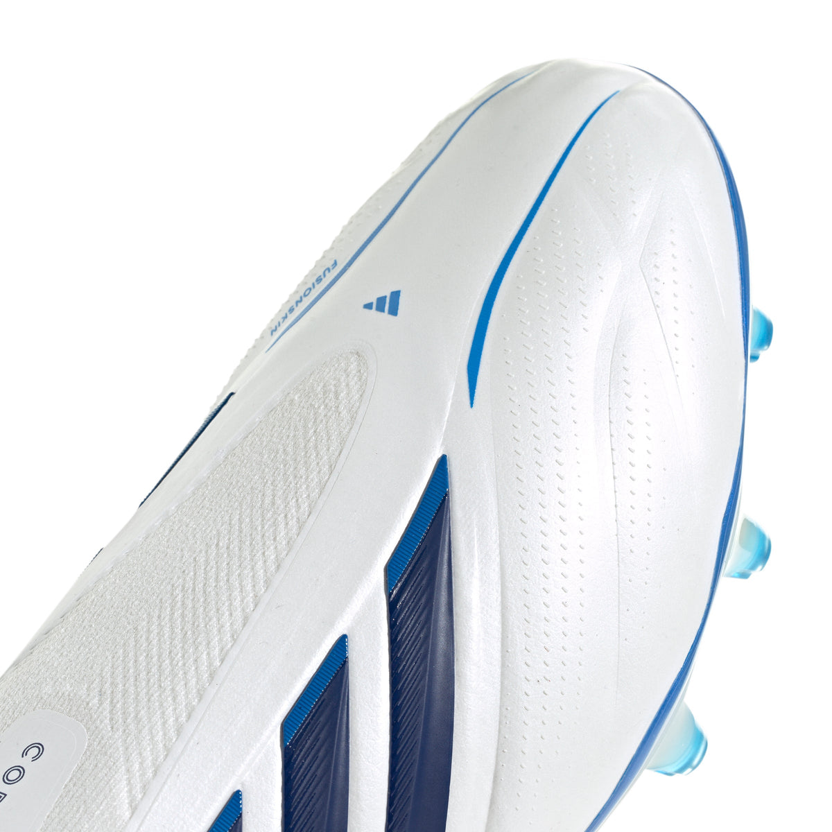 adidas Copa Pure IV Elite Laceless Firm Ground Men's Soccer Cleats - White/Blue