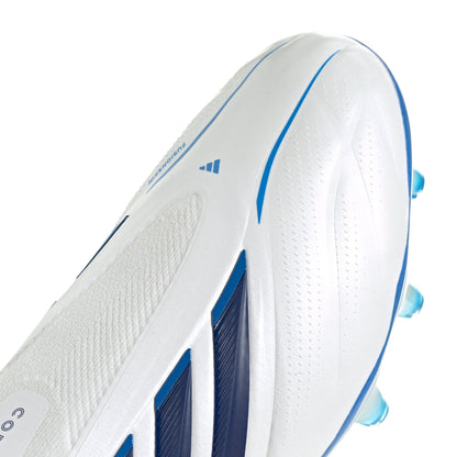 adidas Copa Pure IV Elite Laceless Firm Ground Men's Soccer Cleats - White/Blue