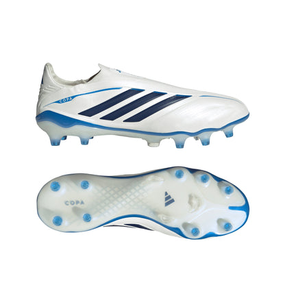 adidas Copa Pure IV Elite Laceless Firm Ground Men's Soccer Cleats - White/Blue