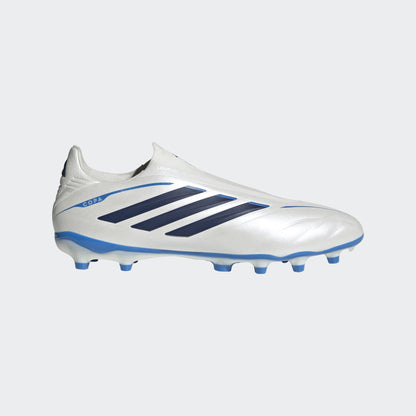 adidas Copa Pure IV League Laceless Firm Ground Men's Soccer Cleats -White/Blue