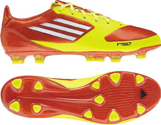 adidas F30 TRX FG Firm Ground Soccer Cleats - Orange/Electricity Yellow