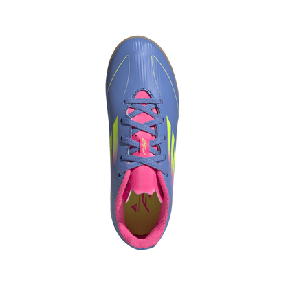 adidas F50 Club Indoor Boots Junior Blue/Lemon