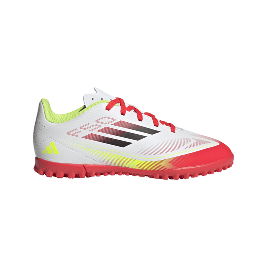 adidas F50 Club Turf Boots Kids White/Black