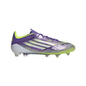 adidas F50 Elite Firm Ground Soccer Cleats- Purple/White/Lemon
