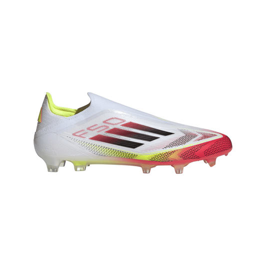 adidas F50 Elite Laceless Firm Ground Men's Soccer Cleats - White/Black