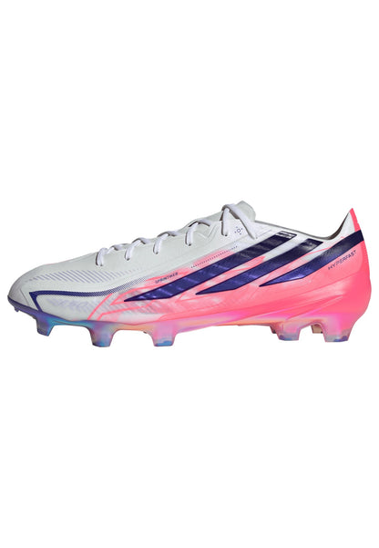 adidas F50 Hyperfast Elite Firm Ground Men's Soccer Cleats - White/Solar Turbo/Purple
