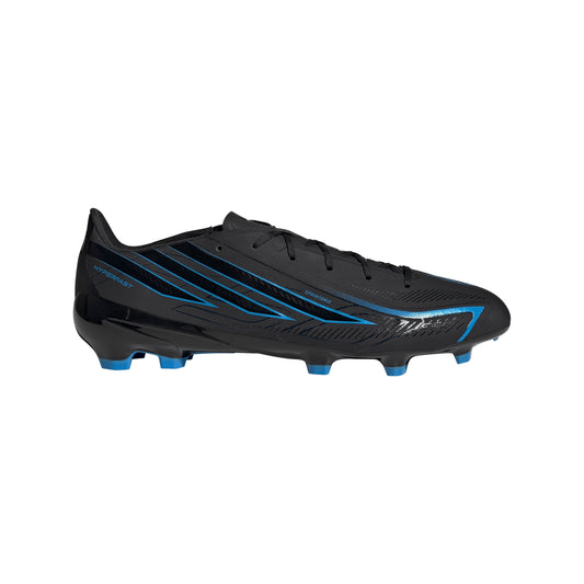 adidas F50 Hyperfast League Firm Ground Men's Soccer Cleats - Black/Black/Blue
