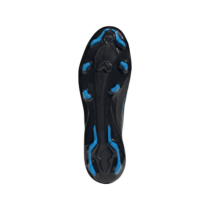 adidas F50 Hyperfast League Laceless FG Firm Ground Men's Soccer Cleats - Black/Blue