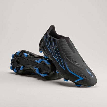adidas F50 Hyperfast League Laceless FG Firm Ground Men's Soccer Cleats - Black/Blue