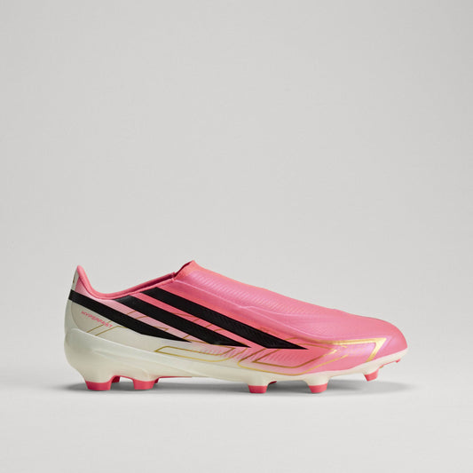 adidas F50 Hyperfast League Laceless Firm Ground Men's Soccer Cleats - Turquesa/Black/Gold