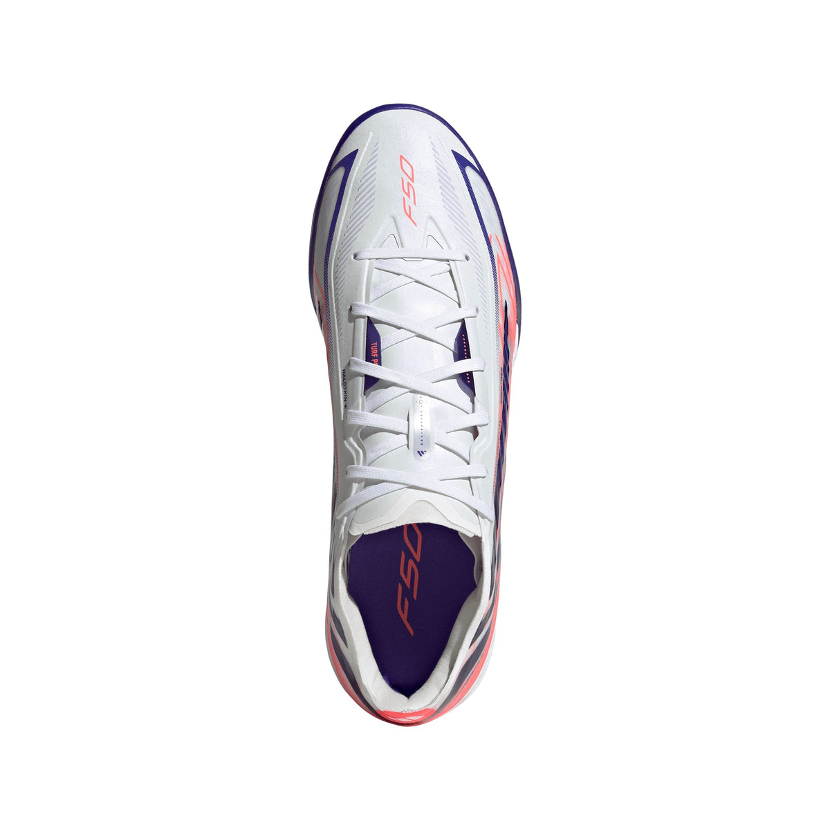 adidas F50 Hyperfast Pro Turf Men's Soccer Cleats - White/Purple