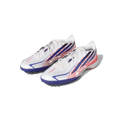 adidas F50 Hyperfast Pro Turf Men's Soccer Cleats - White/Purple