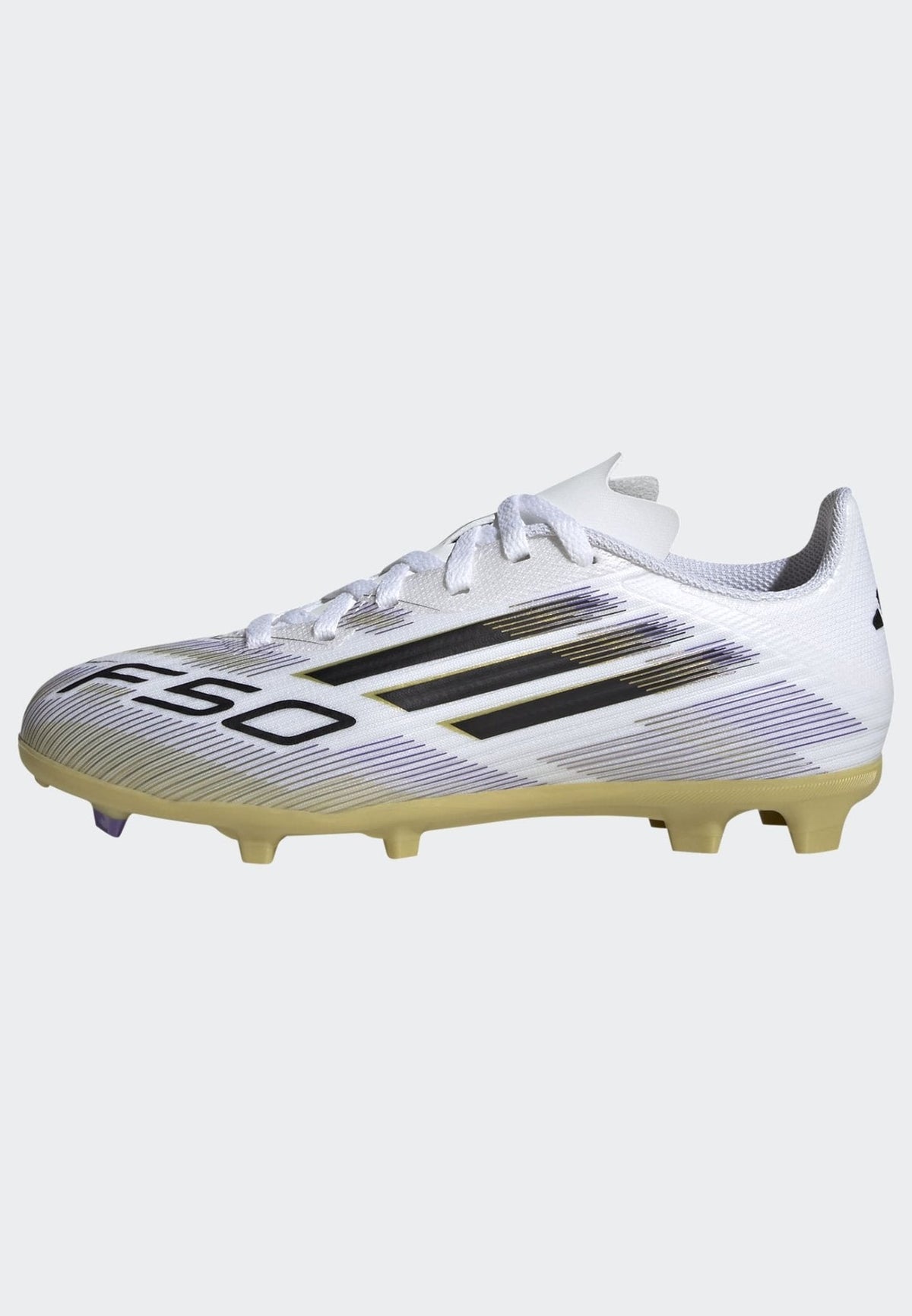 adidas F50 League Firm/Multi-Ground Boots Kids White/Black