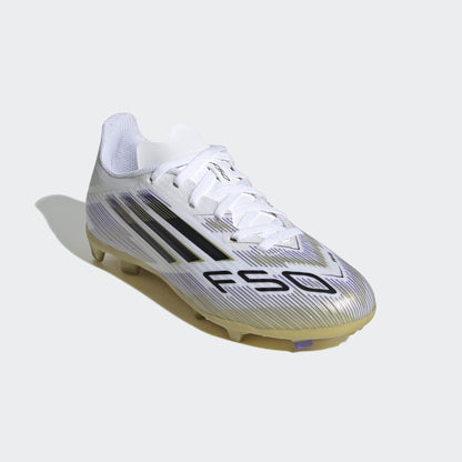 adidas F50 League Firm/Multi-Ground Boots Kids White/Black