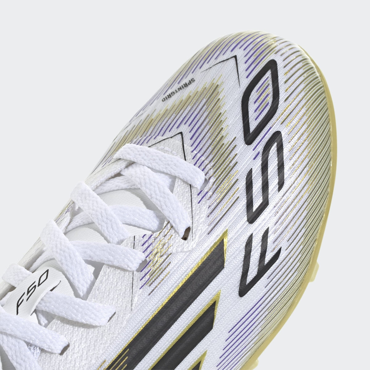 adidas F50 League Firm/Multi-Ground Boots Kids White/Black