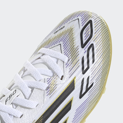 adidas F50 League Firm/Multi-Ground Boots Kids White/Black