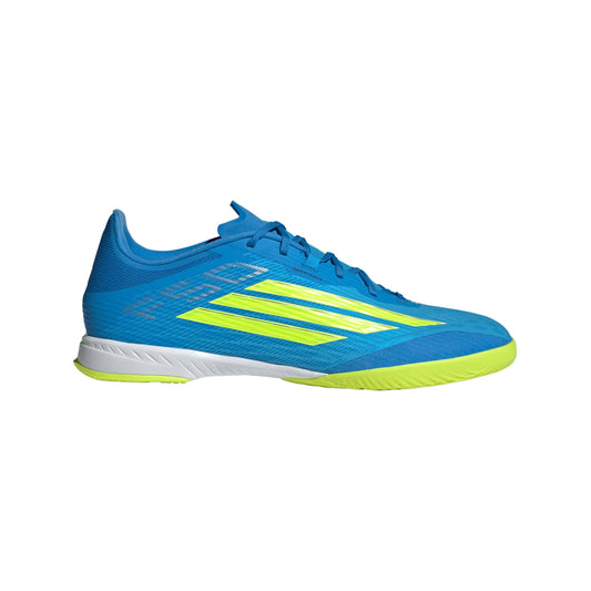 adidas F50 League IN Indoor Men's Soccer Shoes - Blue/Yellow/Aqua