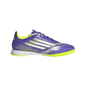 adidas F50 League Indoor Soccer Shoes - Purple/White/Lemon