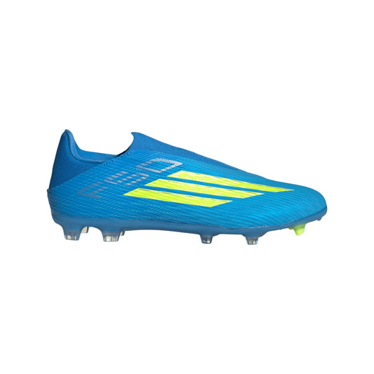adidas F50 League Laceless FG/MG Firm Ground/Multi Ground Men's Soccer Cleats - Blue/Yellow/Aqua