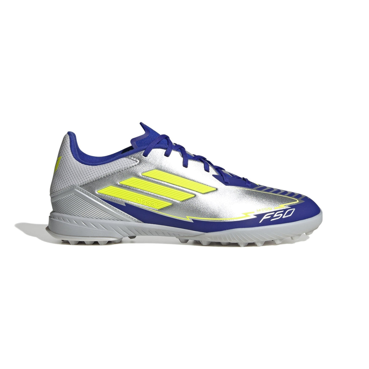 adidas F50 League Messi Turf Boots Silver