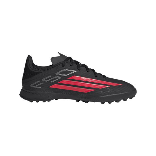 adidas F50 League TF Turf Youth Soccer Cleats - Black/Red