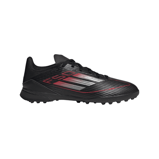adidas F50 League Turf Kids Soccer Cleats - Black/Iron