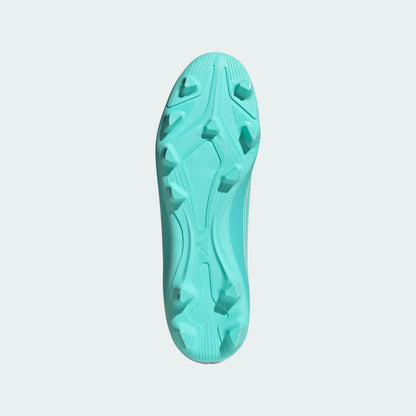 adidas F50 Messi Club FG/MG Firm Ground/Multi Ground Men's Soccer Cleats - White/Pink/Aqua