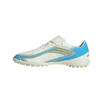 adidas F50 Messi Club Turf Men's Soccer Cleats - Ivory/Blue