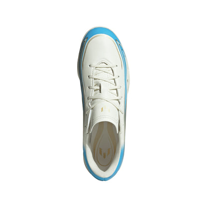 adidas F50 Messi Club Turf Men's Soccer Cleats - Ivory/Blue